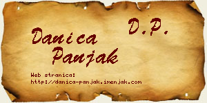 Danica Panjak vizit kartica